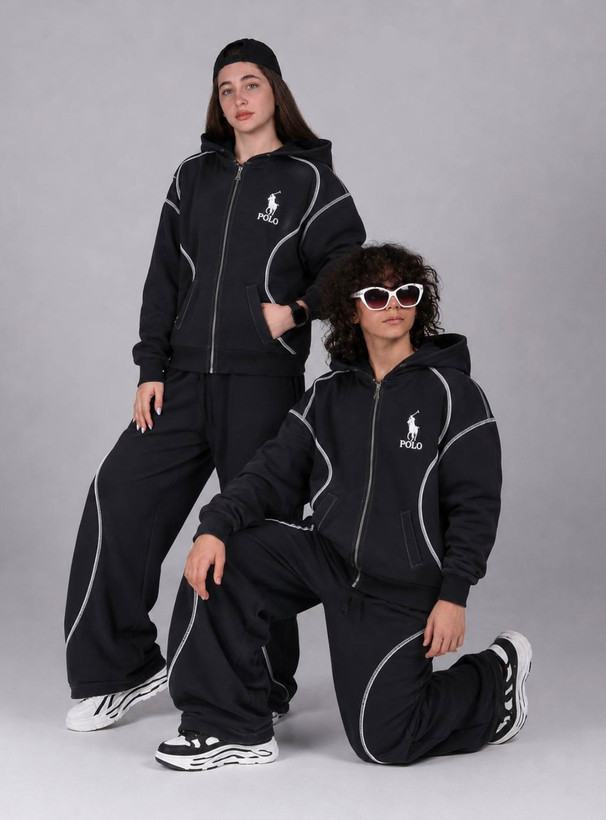 سوییشرت و شلوار کلاه دار POLO